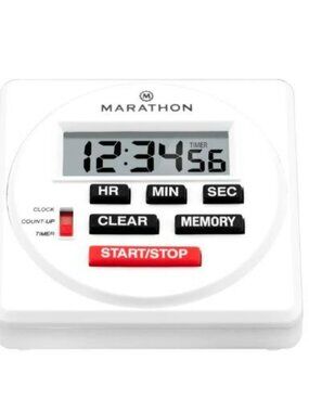 24 Hour Digital Timer With Countdown, Countdown And Clock Function